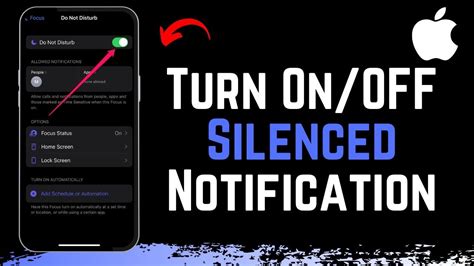 how to turn off notifications silenced on iphone|How To Fix Silenced Notifications On。